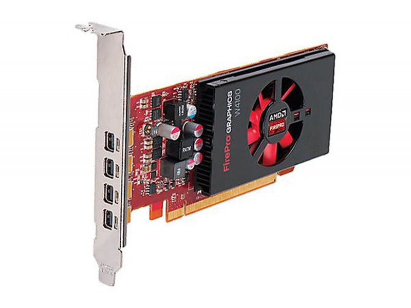 amd firepro w4100 2gb 4 mdp