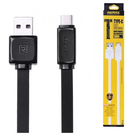 Kabel USB REMAX Fast Data Typ C černá (RT-C1)