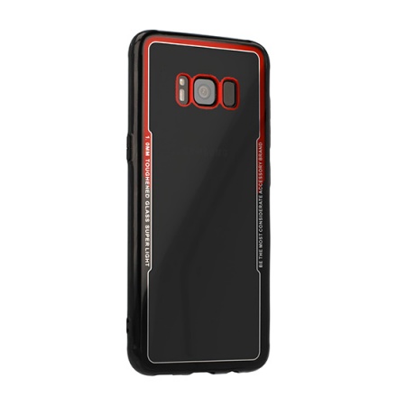 Pouzdro Vennus GLASS SUPER LIGHT 1.0mm Huawei P20 Lite černá-červená 49274