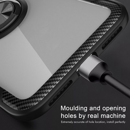 Pouzdro Forcell CARBON CLEAR RING Xiaomi Redmi 9 černá 541214785