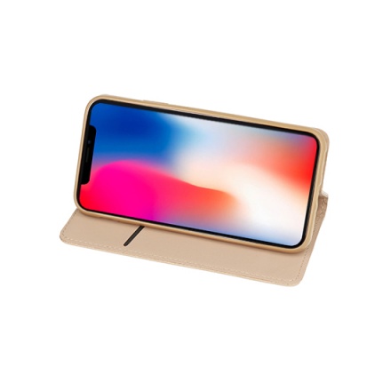 Pouzdro Telone Smart Book MAGNET - HUAWEI P40 Lite ZLATÁ 745796527