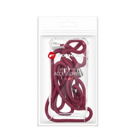 Forcell Cord case Samsung A30 červená 590339634