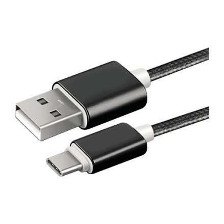 WG datový kabel s konektorem USB Type-C max. 2.1A černá 5676