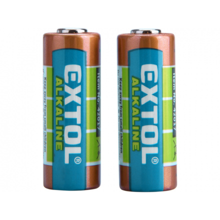 baterie alkalické, 2ks, 12V (23A) 42017
