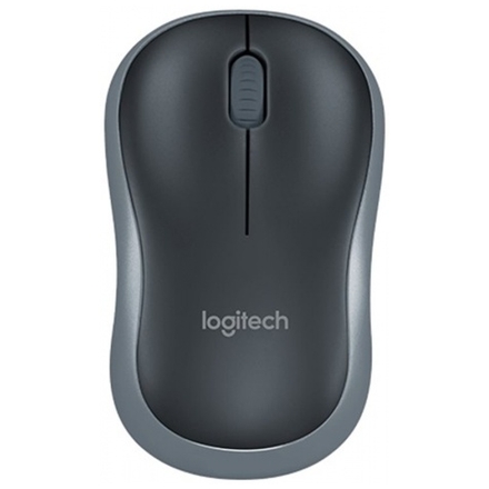 Logitech M185 nano/Kancelářská/Optická/1 000 DPI/Bezdrátová USB/Šedá, 910-002235