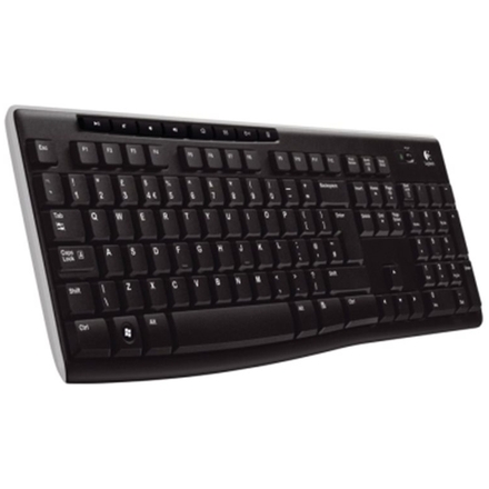 Logitech K270/Bezdrátová USB/CZ-SK layout/Černá, 920-003741