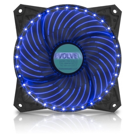 EVOLVEO ventilátor 120mm, LED 33 bodů, modrý, FAN12BL33