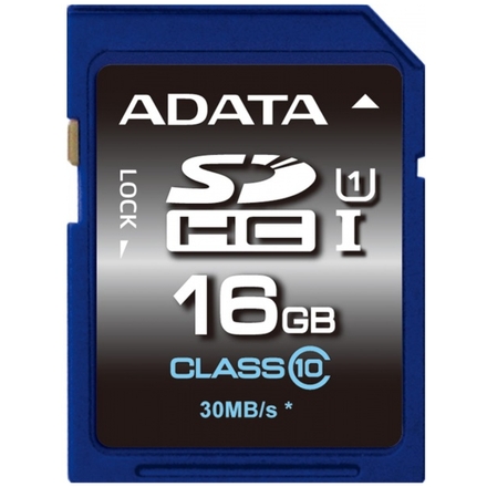Adata/SDHC/16GB/UHS-I U1 / Class 10, ASDH16GUICL10-R