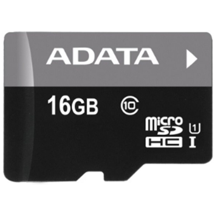 Adata/micro SDHC/16GB/50MBps/UHS-I U1 / Class 10/+ Adaptér, AUSDH16GUICL10-RA1