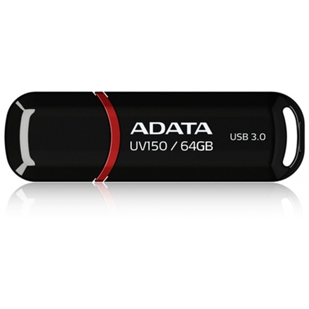 ADATA UV150/64GB/USB 3.2/USB-A/Černá, AUV150-64G-RBK