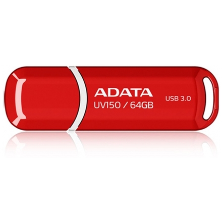 ADATA UV150/64GB/USB 3.0/USB-A/Červená, AUV150-64G-RRD