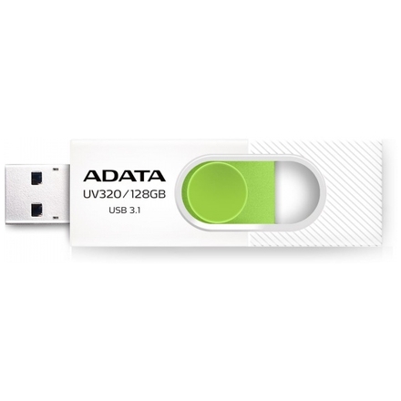 ADATA UV320/128GB/USB 3.2/USB-A/Bílá, AUV320-128G-RWHGN