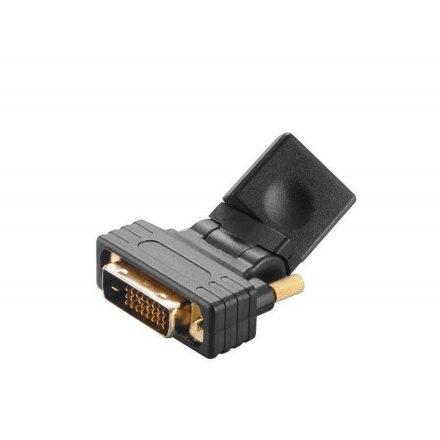 AKASA - úhlová redukce DVI-D na HDMI, AK-CBHD16-BK