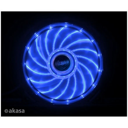 přídavný ventilátor Akasa Vegas LED 12 cm modrá, AK-FN091-BL