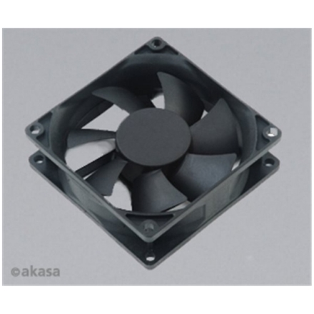 ventilátor Akasa - 8 cm - Paxfan - černý, AK-181BK-S