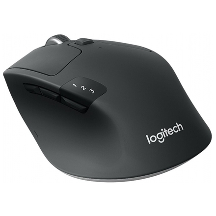 Logitech M720/Ergonomická/Optická/Pro praváky/1 000 DPI/Bezdrátová Bluetooth/Černá, 910-004791