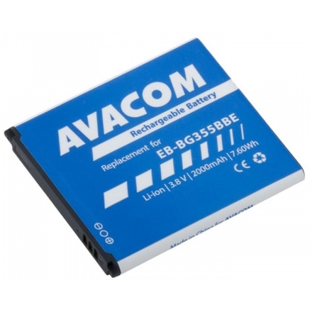 Baterie AVACOM GSSA-G355-S2000 do mobilu Samsung Core 2 Li-Ion 3,8V 2000mAh, (náhrada EB-BG355BBE), GSSA-G355-S2000