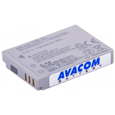 Baterie AVACOM Canon NB-5L Li-ion 3.7V 1120mAh 4.1Wh, DICA-NB5L-734