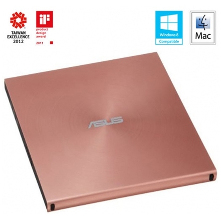 AKCE_ASUS SDRW-08U5S-U/PINK externí slim + soft, 90DD0114-M20000/M29000