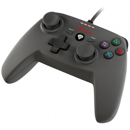 Drátový gamepad Genesis P58, pro PS3/PC, vibrace, NJG-0773