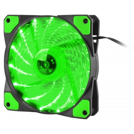 Ventilátor Genesis Hydrion 120, zelené LED, 120mm, NGF-1168