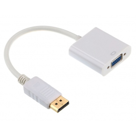 Gembird adaptér DisplayPort - VGA, M/F, white, A-DPM-VGAF-02-W