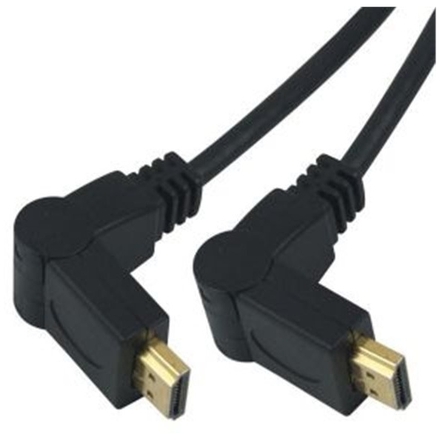 PremiumCord Kabel HDMI A - HDMI A M/M 2m, rotační, kphdmo2