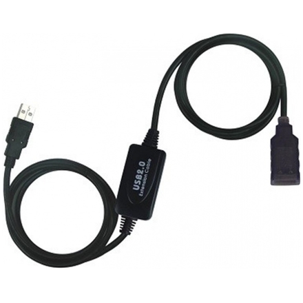 PremiumCord USB 2.0 repeater a prodlužovací kabel A/M-A/F 10m, KU2REP10