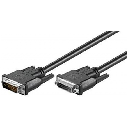 PremiumCord DVI-D prodluž. kabel, dual-link (24+1),MF, 2m, kpdvimf2