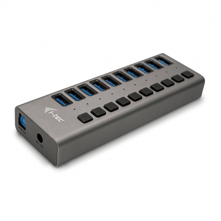 i-tec USB 3.0 Charging HUB 10 port + Power Adapter 48W, U3CHARGEHUB10