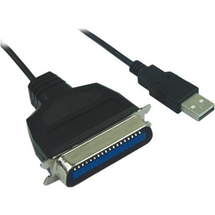 PremiumCord USB printer kabel USB na paralelní port LPT (CEN36M), kuprint