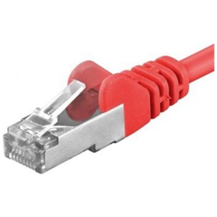 Premiumcord Patch kabel CAT6a S-FTP, RJ45-RJ45, AWG 26/7 1m, červená, sp6asftp010R