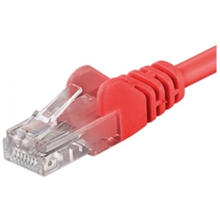 PremiumCord Patch kabel UTP RJ45-RJ45 CAT6 1m červená, sp6utp010R