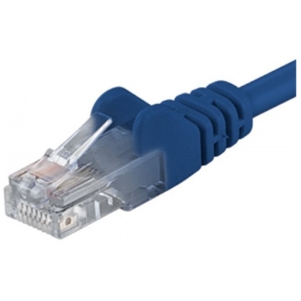 PremiumCord Patch kabel UTP RJ45-RJ45 CAT6 3m modrá, sp6utp030B