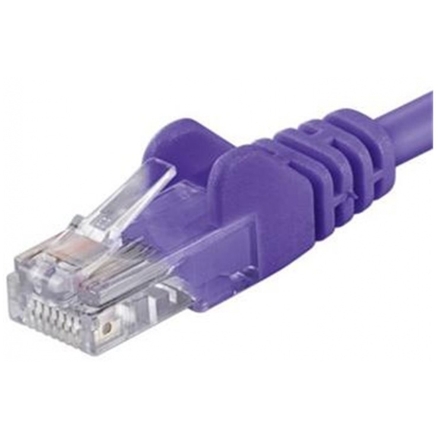 PREMIUMCORD Patch kabel UTP RJ45-RJ45 level 5e 0.25m, fialová, sputp002V