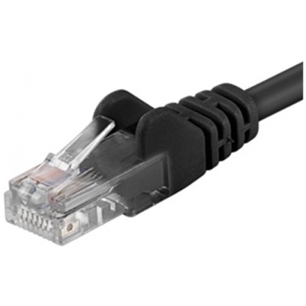 PremiumCord Patch kabel UTP RJ45-RJ45 level 5e 3m černá, sputp03C