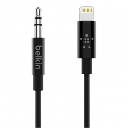 BELKIN Lightning to 3,5mm M/M, 90cm, černý, AV10172bt03-BLK