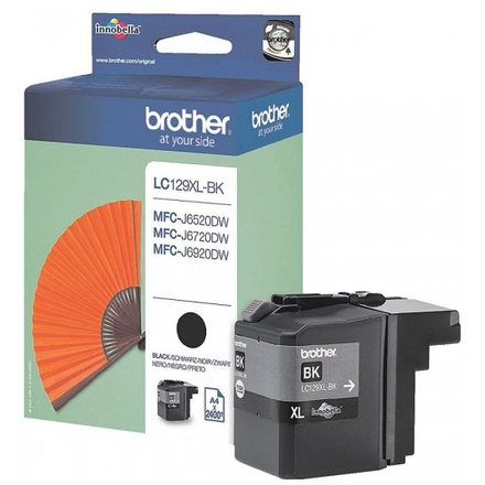 BROTHER LC-129XLBK (inkoust black 2400 str.), LC129XLBK - originální