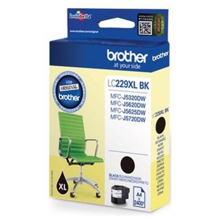 BROTHER LC-229XL (inkoust black, 2400 str.), LC229XLBK - originální