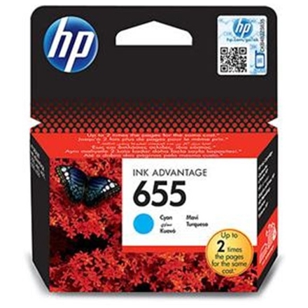 HP 655 azurová inkoustová kazeta, CZ110AE, CZ110AE - originální