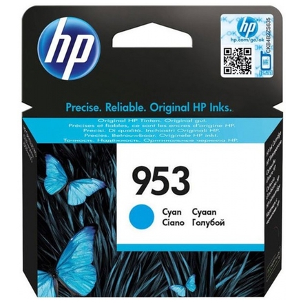 HP 953 azurová inkoustová kazeta, F6U12AE, F6U12AE - originální