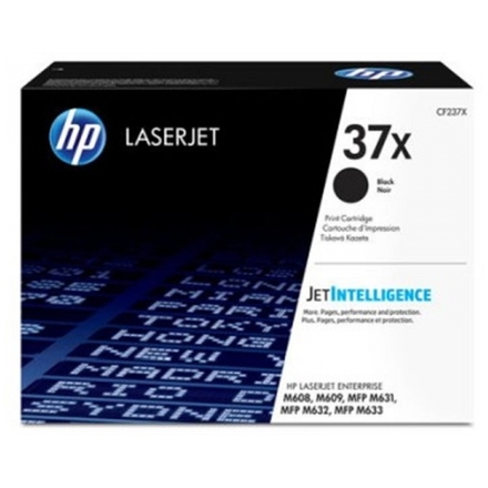 HP 37X High Yield černá LaserJet Cartridge, CF237X, CF237X - originální