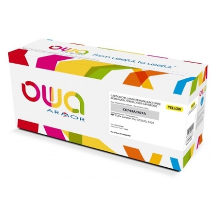 OWA Armor toner kompatibilní s HP CE742A, 7300st, žlutá/yellow, K15586OW