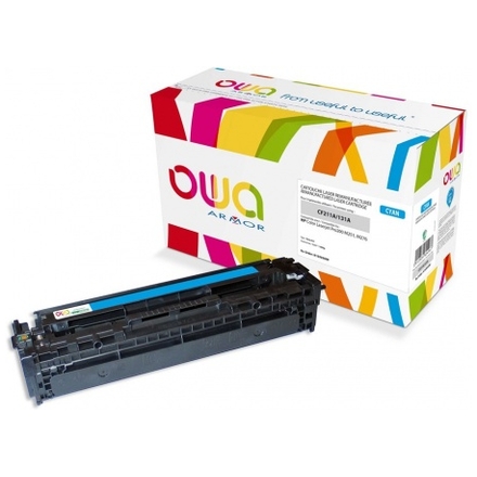 OWA Armor toner kompatibilní s HP CF211A, 1800st, modrá/cyan, K15593OW