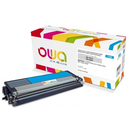 OWA Armor toner kompatibilní s Brother TN-326C, 3500st, modrá/cyan, K15783OW