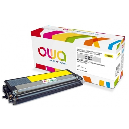 OWA Armor toner kompatibilní s Brother TN-326Y, 3500st, žlutá/yellow, K15785OW