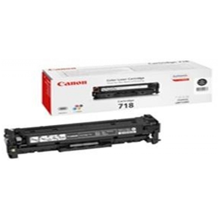 Canon toner CRG-718BK, černy, 2662B002 - originální