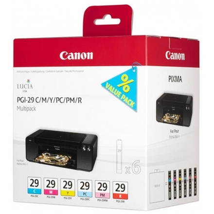 Canon PGI-29 CMY/PC/PM/R Multi pack, 4873B005 - originální