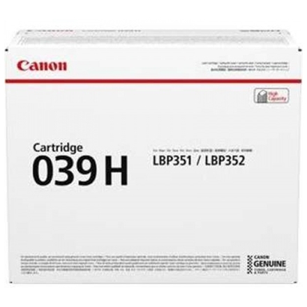 Canon CRG 039 H, černý velký, 0288C001 - originální