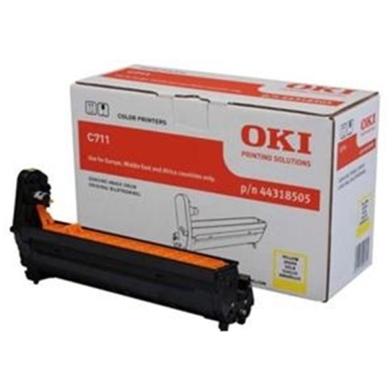 OKI Obraz. válec pro žlutý toner do C711  20K, 44318505